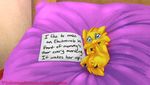  fluffy joltik nintendo pillow pok&#233;mon pok&#233;shaming pok&eacute;mon pokemon_shaming room solo text tiny v1ciouzmizzazn video_games 