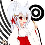  1girl animal_ears arrow arrows bow_(weapon) female fox_ears kazamatsuri_kazari mizuki_(kogetsu-tei) original solo weapon 
