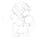  anonymous_artist balls big_balls canine huge_balls hyper hyper_balls hyper_muscles hyper_penis knot male mammal muscular penis video_games warcraft were werewolf wolf worgen 