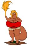  anthro big_breasts breasts chubby clothed clothing curves equine female ginger gingie horse huge_breasts hyper looking_at_viewer mammal mirroidal overweight plumper solo 