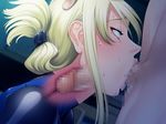  ahegao blonde_hair censored deepthroat fellatio lilith-soft oral sweat touko_von_messerschmitt x-ray 