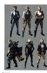  alternate_costume concept_art cowboy cowboy_hat cuffs gloves handcuffs hat leon_s_kennedy official_art police police_uniform resident_evil resident_evil_6 topless uniform variations western 