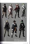  alternate_costume concept_art green_hair hat japanese_clothes kimono leon_s_kennedy official_art pirate_costume pirate_hat resident_evil resident_evil_6 statue top_hat tophat vampire_costume variations 