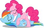  alpha_channel equine female feral friendship_is_magic horse kissing lesbian mammal my_little_pony pegasus pinkie_pie_(mlp) pony rainbow_dash_(mlp) wings zacatron94 