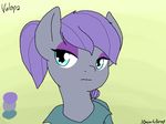  alternate_hairstyle blue_eyes clothing earth_pony equine female feral friendship_is_magic fur grey_fur hair half-closed_eyes horse mammal maud_pie_(mlp) my_little_pony pony purple_hair solo vulapa 