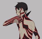  animated animated_gif banned_artist black_hair blood harano hitoshura male_focus megami_tensei neon_trim shin_megami_tensei shin_megami_tensei_iii:_nocturne solo yellow_eyes 