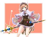  atelier_(series) atelier_rorona blonde_hair blue_eyes hat rororina_fryxell solo staff tenten_(edp666) 