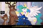  2014 bambi cervine crossover deer disney english_text equine female feral friendship_is_magic great_prince_of_the_forest horn horse humor male mammal my_little_pony pony princess_celestia_(mlp) princess_luna_(mlp) text winged_unicorn wings wolfjedisamuel 