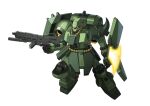  absurdres beam_axe beam_rifle cable char&#039;s_counterattack energy_gun geara_doga gundam highres machinery matsumoto_(ma_tsuya) mecha mecha_focus neo_zeon no_humans one-eyed robot science_fiction shield shoulder_spikes spikes weapon white_background zero_gravity 
