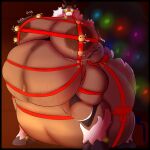 1:1 absurd_res bell bell_harness belly belt big_belly big_breasts blizzard_entertainment bodily_fluids breasts christmas deer female harness hi_res holidays jingle_bell jingle_bell_harness lactating machine mammal mcerror new_world_deer orisa_(overwatch) overwatch overweight pregnant reindeer reindeer_orisa_(overwatch) ribbons robot saddle shaking_breasts slosh stretch_marks taur