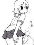  aioi_yuuko back from_behind nichijou school_uniform zubatto 