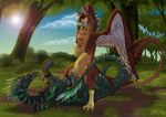  avian beak bodage dragon female male talons wings 