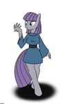  anthro anthrofied blue_eyes clothing dress earth_pony equine eyeshadow female friendship_is_magic hair horse makeup mammal maud_pie_(mlp) my_little_pony mysteryfanboy718 plain_background pony purple_hair solo standing white_background 