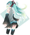  aqua_eyes aqua_hair bad_id bad_pixiv_id hatsune_miku headphones highres long_hair motsuni_(lxxe1120) solo twintails vocaloid 