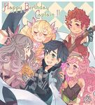  1boy 4girls box fire_emblem fire_emblem:_kakusei gift gift_box graphitedoll harem krom krom_(fire_emblem) mariabel_(fire_emblem) multiple_girls olivia_(fire_emblem) pie present soiree soiree_(fire_emblem) sumia sumia_(fire_emblem) tea_kettle 