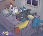  balls bed braixen canine cum cum_in_pussy cum_inside cunnilingus felching female fennec fox kaptcha licking lucario male mammal nintendo open_mouth oral oral_sex orgasm penis pok&#233;mon pok&eacute;mon sex spread_legs spreading stick straight tongue vaginal video_games 