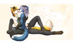  f-r95 feline female fox interspecies kissing male mammal straight 