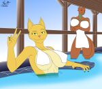 2025 5_fingers anthro argonian artist_name athletic athletic_anthro athletic_female bedroom_eyes belly bethesda_game_studios biceps big_breasts big_nose biped black_eyebrows black_eyes blue_sky breast_size_difference breasts cheek_tuft claws collarbone colored column countershade_belly countershade_breasts countershade_torso countershading covering covering_breasts covering_self curvy_anthro curvy_female curvy_figure dark_eyebrows dark_eyelashes dark_pupils day detailed_background digital_drawing_(artwork) digital_media_(artwork) domestic_cat duo ear_tuft eyebrows eyelashes facial_tuft felid feline felis female female_anthro fin finger_claws fingers flat_colors fur gesture green_belly green_body green_breasts green_neck green_scales hand_gesture hand_on_breast hi_res holding_breast hot_spring hourglass_figure hourglass_figured_anthro hourglass_figured_female humanoid_hands katia_managan khajiit light_arms light_body light_breasts light_ears light_face light_fingers light_fur light_hands light_inner_ear light_nose light_scales light_tuft long_tail looking_at_viewer looking_down mammal microsoft monotone_arms monotone_breasts monotone_face monotone_hands mostly_nude mostly_nude_anthro mostly_nude_female mouth_closed multicolored_body multicolored_fur multicolored_scales narrowed_eyes nipple_outline no_shading non-mammal_breasts oblivion outside partially_submerged pink_nose pointy_ears prequel_adventure prick_ears pupils quads quill-weave raised_eyebrow raised_eyebrows red_arms red_body red_fingers red_fins red_hands red_legs red_scales red_sclera red_tail reptile rock scales scalie seductive signature sky smile spread_legs spreading standing tail tail_wrapped_around tail_wrapped_around_body tan_belly tan_body tan_breasts tan_fur text the_elder_scrolls thick_thighs thin_eyebrows tools towel towel_around_neck towel_on_shoulder towel_only tuft two_tone_body two_tone_fur two_tone_scales v_sign water white_towel wide_hips wood xdscoutacrisdx yellow_arms yellow_body yellow_ears yellow_face yellow_fingers yellow_fur yellow_hands yellow_inner_ear yellow_tuft