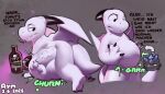 2025 2_horns 3_fingers 3_toes after_vore ambiguous_anthro ambiguous_gender ambiguous_pred ambiguous_prey anthro anthro_pred anthro_prey arms_bent arrow_pointing_to_belly artist_name aymbord aymbord_(character) back_wings before_and_after belly belly_on_ground belly_reduction big_belly biped black_claws black_eyebrows black_face black_horn black_text black_text_outline blue_blush blush blush_lines bodily_noises body_outline body_part_transformation bubble butt cheek_blush churn claws closed_frown closed_smile contextual_arrow cutaway dark_horn dated dialogue digestion_noises digital_media_(artwork) directional_arrow domi_(altowovurr) dragon drunk drunk_bubble duo ellipsis empty_bottle expression_cutaway eye_roll eyebrows face_imprint featureless_chest featureless_crotch feet finger_claws fingers foot_imprint german_description german_text glass_bottle glistening glistening_claws glistening_horn glowing green_text half-closed_eyes hands_on_ground head_horn hiccuping horn huge_belly imprint looking_at_belly looking_at_own_belly looking_at_self looking_back looking_back_at_belly looking_back_at_self looking_down looking_down_at_belly looking_down_at_self lying membrane_(anatomy) membranous_wings monotone_arms monotone_back monotone_belly monotone_body monotone_butt monotone_face monotone_hands monotone_horn monotone_legs monotone_scales monotone_tail monotone_wings motion_lines mouth_closed mythological_creature mythological_scalie mythology narrowed_eyes nude_ambiguous nude_anthro on_front onomatopoeia oral_vore pink_glow potion potion_bottle pupils reptile resting_on_belly rumbling_stomach same_size_vore scales scalie sentient_fat shaded side_view simple_background smile smooth_horn smoothening_bulge_digestion soft_shading soft_vore sound_effects standing stomach_transformation straight_arms substance_intoxication tail talking_to_another talking_to_prey tapering_tail text thick_tail tight_belly tired_eyes toe_claws toes transformation transformation_potion transformation_through_vore translated translated_description vore vowelless vowelless_sound_effect watermark white_arms white_back white_belly white_body white_butt white_face white_hands white_legs white_scales white_tail white_text white_wings willing_prey wings worried worried_face