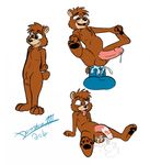  anal balls bear big_penis cum dunstan dunstanmarshall insertion large_insertion male mammal massive_dildo masturbation orgasm penetration penis solo toon 