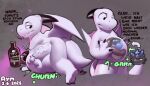 2025 2_horns 3_fingers 3_toes after_vore ambiguous_anthro ambiguous_gender ambiguous_pred ambiguous_prey anthro anthro_pred anthro_prey arms_bent arrow_pointing_to_belly artist_name aymbord aymbord_(character) back_wings before_and_after belly belly_on_ground belly_reduction big_belly biped black_claws black_eyebrows black_face black_horn black_text black_text_outline blue_blush blush blush_lines bodily_noises body_outline body_part_transformation bubble butt cheek_blush churn claws closed_frown closed_smile contextual_arrow cutaway dark_horn dated dialogue digestion_noises digital_media_(artwork) directional_arrow domi_(altowovurr) dragon drunk drunk_bubble duo ellipsis empty_bottle expression_cutaway eye_roll eyebrows face_imprint featureless_chest featureless_crotch feet finger_claws fingers foot_imprint german_description german_text glass_bottle glistening glistening_claws glistening_horn glowing green_text guts half-closed_eyes hands_on_ground head_horn hiccuping horn huge_belly imprint internal intestines looking_at_belly looking_at_own_belly looking_at_self looking_back looking_back_at_belly looking_back_at_self looking_down looking_down_at_belly looking_down_at_self lying membrane_(anatomy) membranous_wings monotone_arms monotone_back monotone_belly monotone_body monotone_butt monotone_face monotone_hands monotone_horn monotone_legs monotone_scales monotone_tail monotone_wings motion_lines mouth_closed mythological_creature mythological_scalie mythology narrowed_eyes nude_ambiguous nude_anthro on_front onomatopoeia oral_vore organs pink_glow potion potion_bottle pupils reptile resting_on_belly rumbling_stomach same_size_vore scales scalie sentient_fat shaded side_view simple_background smile smooth_horn smoothening_bulge_digestion soft_shading soft_vore sound_effects standing stomach stomach_transformation straight_arms substance_intoxication tail talking_to_another talking_to_prey tapering_tail text thick_tail tight_belly tired_eyes toe_claws toes transformation transformation_potion transformation_through_vore translated translated_description vore vowelless vowelless_sound_effect watermark white_arms white_back white_belly white_body white_butt white_face white_hands white_legs white_scales white_tail white_text white_wings willing_prey wings worried worried_face x-ray_view