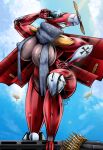 absurd_res aircraft aircraft_humanoid animate_inanimate anthro areola big_breasts breasts bullet female hazarts hi_res humanoid lips living_aircraft living_machine living_vehicle machine metal scarf solo vehicle weapon wide_hips world_war_1