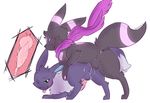  anal anal_penetration balls cum doggystyle eevee eeveelution feral feral_on_feral from_behind gay knot male nintendo penetration penis pok&#233;mon pok&eacute;mon sex shugowah umbreon video_games 