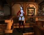  breasts draenei female socks solo video_games warcraft world_of_warcraft 