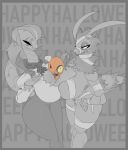  anthro arthropod arthropod_abdomen bandage beetle blush bodypaint breast_squish breasts clothed clothing costume exoskeleton eyes_closed face_paint female female/female group insect jizzus lataia_(jizzus) lepidopteran mane marine moth prehistoric_species pressing_breasts_together rilini_(jizzus) shirt spice_(jizzus) squish topwear trilobite trilobite_beetle trio 
