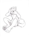  canine kwik mammal nude sketch solo tongue tongue_out 