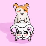 1:1 bijou_(hamtaro) blush cricetid duo female female_penetrated feral feral_on_feral feral_penetrating from_behind_position hamster hamtaro hamtaro_(series) happy happy_sex male male/female male_penetrating male_penetrating_female mammal orgasm_face penetration rablat rodent sex