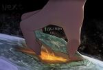 absurd_res anthro city earth eevee fur generation_1_pokemon giga hi_res invalid_tag macro male micro nintendo planet pokemon pokemon_(species) solo ti-suger