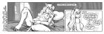 2025 anthro bed blush brave_new_world_(style_wager) breasts chest_tuft cloven_hooves dialogue english_text equid equine eyes_closed female fingering fingering_self furniture genitals greyscale hooves horn inside looking_at_viewer looking_back looking_back_at_viewer mammal masturbation monochrome mythological_creature mythological_equine mythology nipples nude offscreen_character on_bed open_mouth orgasm_face pattern_background pussy reclining simple_background solo spread_legs spread_pussy spreading style_wager text tuft unicorn vaginal vaginal_fingering vaginal_masturbation