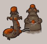 anthro arthropod bodily_fluids centipede female genital_fluids genitals hhbrother looking_at_viewer looking_down looking_down_at_viewer musk myriapod nude perspective pussy sketch solo spread_pussy spreading sweat vaginal_fluids