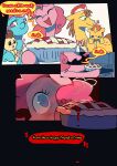  2025 absurd_res alternate_universe apple baking blood blue_body blue_eyes blue_fur bodily_fluids bow_tie brown_hair brown_tail clothing colored comic cooking cupcakes_(mlp_fanfic) cutie_mark digital_drawing_(artwork) digital_media_(artwork) earth_pony english_description english_text equid equine female feral food friendship_is_magic fruit fur green_eyes group hair happy hasbro hi_res hooves horn horse kitchen male mammal mr._cake_(mlp) mrs._cake_(mlp) my_little_pony mythological_creature mythological_equine mythology orange_hair pegasus pink_body pink_eyes pink_fur pink_hair pinkie_pie_(mlp) plant pony pound_cake_(mlp) pumpkin_cake_(mlp) shaded simple_background sinful_pie singing sink smile solo sprinkles tail text traditional_media_(artwork) unicorn wings yellow_body yellow_fur 