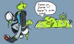 ambiguous_gender clothing goo_creature goo_humanoid hi_res hoodie humanoid looking_at_viewer meowdragon one_eye_closed paw_socks slime slime_pool solo topwear wink winking_at_viewer