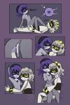  absurd_res after_sex afterglow anus bodily_fluids comic cuddling cum cum_inside female genital_fluids glitch_productions hair hi_res impregnation male male/female mikansfw murder_drones n_(murder_drones) nori_(murder_drones) nude partial_nudity purple_eyes purple_hair simple_background sleeping vaginal white_body white_hair yellow_eyes 
