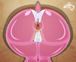amy_rose anthro anus bent_over big_butt biped butt camel_toe clothing eulipotyphlan faceless_character female fur glory_wall hedgehog hi_res huge_butt mammal panties pink_anus pink_body pink_fur puffy_anus rear_view renegade-157 sega shadow short_tail solo sonic_the_hedgehog_(series) tail tan_body tan_fur text thick_thighs through_wall torn_clothing torn_panties torn_underwear underwear white_clothing white_panties white_underwear wide_hips