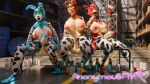 16:9 3d_(artwork) 4k absurd_res animal_print animal_print_thigh_highs animatronic anonymousfm anthro areola balls bear big_balls big_breasts big_penis blush blush_stickers breasts canid canine clothing collar cow_print cow_print_thigh_highs cowbell digital_media_(artwork) erection five_nights_at_freddy&#039;s five_nights_at_freddy&#039;s_2 fox foxy_(fnaf) freddy_(fnaf) genitals glowing glowing_eyes green_eyes group gynomorph hi_res intersex lagomorph legwear leporid machine mammal nipples open_mouth pattern_clothing pattern_legwear pattern_thigh_highs penis rabbit robot scottgames thigh_highs toy_bonnie_(fnaf) trio widescreen yellow_eyes