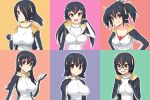  6+girls alternate_costume alternate_hair_length alternate_hairstyle black_hair blush color_switch commentary_request cosplay emperor_penguin_(kemono_friends) emperor_penguin_(kemono_friends)_(cosplay) everyone eyebrows_visible_through_hair gentoo_penguin_(kemono_friends) glasses hair_over_one_eye headphones highlights hood hoodie humboldt_penguin_(kemono_friends) kemono_friends long_hair long_sleeves margay_(kemono_friends) multicolored_hair multiple_girls penguins_performance_project_(kemono_friends) red_hair rockhopper_penguin_(kemono_friends) royal_penguin_(kemono_friends) short_hair totokichi twintails upper_body white_hair 