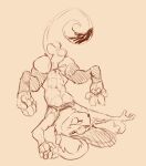 animancer belly_nipples breasts clothing dipodid exposed_breasts female hi_res jerboa leg_warmers legwear luck_(animancer) mammal paws rodent sex shirt_pulled_up sketch small_breasts stockings upside_down vaginal