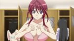  animated animated_gif breasts bursting_breasts nipples oribe_mafuyu seikon_no_qwaser surprised wardrobe_malfunction 