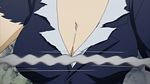  1girl animated animated_gif breasts chains covering covering_breasts exploding_clothes kakisaki_rei nipples solo surprised tearing_clothes torn_clothes zettai_shougeki 