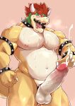 2025 2_horns 4_fingers absurd_res accessory anthro armband balls big_penis biped blush blush_lines bodily_fluids bowser bracelet breath claws cock_ring collar cum cum_on_chest cum_on_face cum_on_own_chest cum_on_own_face cum_on_self cumshot digital_media_(artwork) ejaculation erection eyebrows finger_claws fingers genital_fluids genitals glans glistening glistening_balls glistening_body glistening_genitalia glistening_penis hair hands-free hi_res horn humanoid_genitalia humanoid_penis jewelry kemonokoko koopa looking_at_viewer male male_anthro mario_bros multicolored_body multicolored_tail musclegut muscular muscular_anthro muscular_male navel nintendo nipples nude nude_anthro nude_male open_mouth pecs penis penis_accessory penis_jewelry pink_glans pink_nipples red_eyebrows red_eyes red_hair scalie sharp_teeth simple_background slightly_chubby slightly_chubby_anthro slightly_chubby_male solo spiked_armband spiked_bracelet spiked_collar spikes spontaneous_ejaculation sweat tail tan_body tan_tail teeth tongue_showing white_balls white_body white_penis white_tail