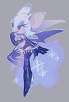  aoki6311 bat blue_eyes bracelet cleavage clothed clothing female jewelry mammal rouge_the_bat sega solo sonic_(series) 