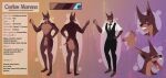 2025 4_toes 5_fingers abs anthro apoxalypsisart athletic athletic_anthro athletic_male barbell_piercing belt big_penis blue_eyes bottomwear brown_body brown_fur brown_nose business_suit canid canine canis carlos_moreno_(character) claws close-up clothing color_swatch cropped_ears dobermann domestic_dog english_text erection eyebrows facial_piercing fangs feet fingers flat_colors footwear foreskin front_view fur genital_piercing genitals glans glans_piercing hi_res humanoid_genitalia humanoid_penis jewelry looking_at_viewer male mammal model_sheet multicolored_body multicolored_fur muscular muscular_anthro muscular_male navel navel_piercing necklace necktie nipples nose_piercing nose_ring nude office_clothing pecs penis penis_piercing piercing pinscher plantigrade portrait prince_albert_piercing pubes ring ring_piercing septum_piercing shirt shoes short_tail smile smiling_at_viewer solo suit tail teeth text toes topwear two_tone_body two_tone_fur