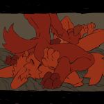 1:1 2024 3_toes 4_fingers anal animated anthro bed bed_sheet bedding bodily_fluids butt canid canine canis domestic_dog duo erection eyes_closed facesitting feet fingers fur furniture genital_fluids genitals hair hand_on_penis handjob handjob_while_facesitting hi_res inner_ear_fluff leaking leaking_precum lying male male/male mammal nude nude_anthro nude_male on_back on_bed oral pawpads paws penile penis potvoheu2 precum red_body red_fur red_hair red_inner_ear_fluff red_nose red_pawpads red_paws red_penis rimming rimming_male sex sitting sitting_on_another stroking_penis tail toes tuft