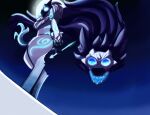 anthro bovid canid canine canis caprine duo female fur hair hi_res kanespider kindred_(lol) lamb_(lol) league_of_legends male male/female mammal mask riot_games sheep tencent wearing_mask white_body white_fur wolf wolf_(lol)