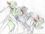 anthro bisexual bisexual_train blood bodily_fluids bullet_wound cum cum_in_ass cum_in_vagina cum_inside death female female_death gardevoir generation_3_pokemon generation_4_pokemon genital_fluids genitals gore group group_sex gun interrupted_sex lucario male male/female male/male male_death nintendo penis pokemon pokemon_(species) ranged_weapon sex shooting sylveon69 threesome tongue tongue_out train_position trio vulva weapon