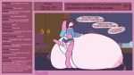 absurd_res anthro big_breasts bottomwear breast_expansion breasts clothing expansion female hi_res hotpants huge_breasts hyper hyper_breasts immobile lagomorph legwear leporid livestream machine mammal nipple_piercing nipples nokamiwd piercing rabbit shorts stockings under_boob